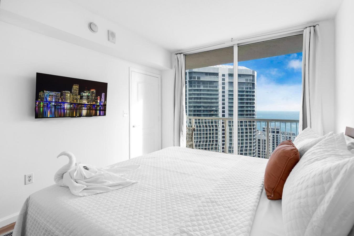 Spacious 2 Bed Unit In Brickell With Free Parking Miami Kültér fotó
